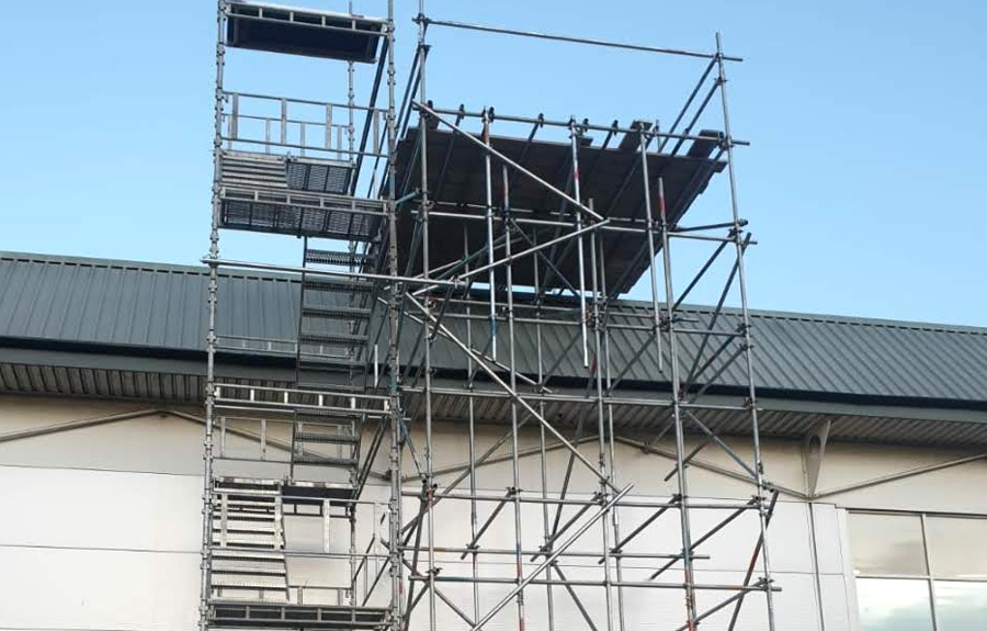 Solar Energy Scaffolding. Gorilla Access Chester and North Wales
